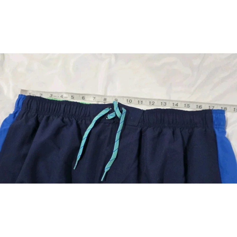 Nike Mens Swim Trunks Size XXL Blue Swoosh Logo Beach Vacation Summer‎